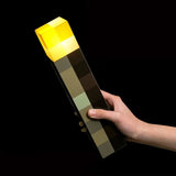 Lampe TORCHE 4 COULEURS MINECRAFT - VEILLEUSE LED