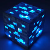 Lampe MINECRAFT BLEU - VEILLEUSE LED